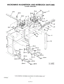 05 - Microwave Magnetron And Interlock parts for Kitchenaid Oven KEMS375SBL1 from AppliancePartsPros.com