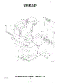11 - Cabinet parts for Kitchenaid Oven KEMS375SBL1 from AppliancePartsPros.com