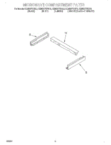 07 - Microwave Compartment parts for Kitchenaid Oven KEMS377DAL6 from AppliancePartsPros.com