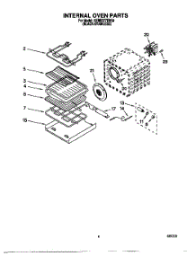 05 - Internal Oven parts for Kitchenaid Oven KEMS377DBS4 from AppliancePartsPros.com
