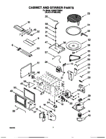 06 - Cabinet And Stirrer parts for Kitchenaid Oven KEMS377DBS4 from AppliancePartsPros.com