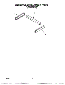 07 - Microwave Compartment parts for Kitchenaid Oven KEMS377DBS4 from AppliancePartsPros.com