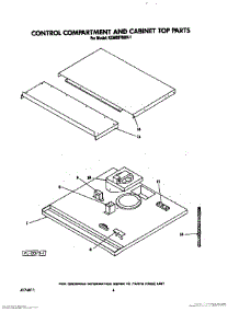 04 - Control Compartment And Cabinet Top parts for Kitchenaid Oven KEMS376SBL1 from AppliancePartsPros.com