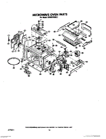 12 - Microwave Oven parts for Kitchenaid Oven KEMS376SBL1 from AppliancePartsPros.com
