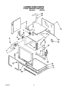 02 - Lower Oven parts for Kitchenaid Oven KEBS276YBL0 from AppliancePartsPros.com