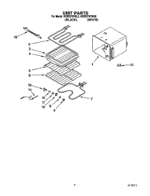 06 - Unit parts for Kitchenaid Oven KEBS276YBL0 from AppliancePartsPros.com