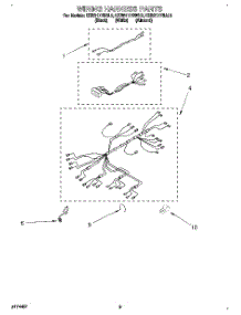 07 - Wiring Harness parts for Kitchenaid Oven KEBS177BBL2 from AppliancePartsPros.com