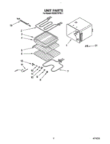 07 - Unit parts for Kitchenaid Oven KEBS276YBL1 from AppliancePartsPros.com