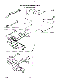 08 - Wiring Harness parts for Kitchenaid Oven KEBS276YBL1 from AppliancePartsPros.com