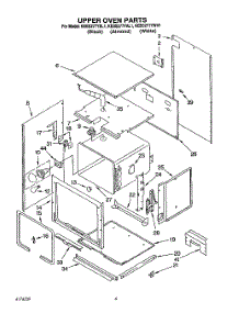 03 - Upper Oven parts for Kitchenaid Oven KEBS277YBL1 from AppliancePartsPros.com
