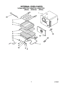 07 - Internal Oven parts for Kitchenaid Oven KEBS277YBL1 from AppliancePartsPros.com