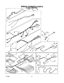 13 - Wiring Harness parts for Kitchenaid Oven KEMS377XBL2 from AppliancePartsPros.com