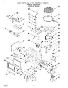 06 - Cabinet And Stirrer parts for Kitchenaid Oven KEMS307DBS4 from AppliancePartsPros.com
