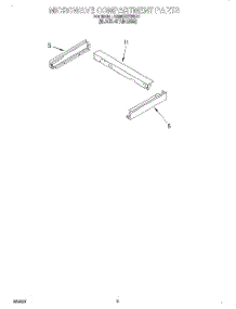 07 - Microwave Compartment parts for Kitchenaid Oven KEMS307DBS4 from AppliancePartsPros.com