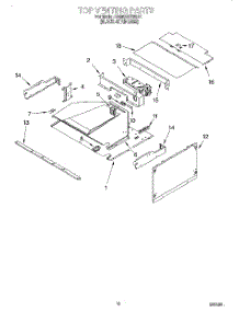 08 - Top Venting parts for Kitchenaid Oven KEMS307DBS4 from AppliancePartsPros.com