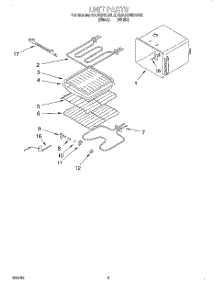 05 - Unit parts for Kitchenaid Oven KEBS246BWH3 from AppliancePartsPros.com