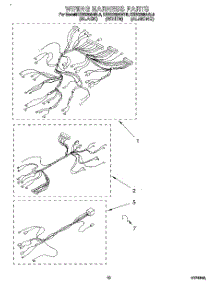 08 - Wiring Harness parts for Kitchenaid Oven KEBS208ABL0 from AppliancePartsPros.com