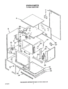 03 - Oven parts for Kitchenaid Oven KEMS377XBL1 from AppliancePartsPros.com