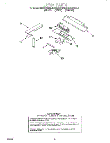 04 - Latch parts for Kitchenaid Oven KEMS307DWH2 from AppliancePartsPros.com
