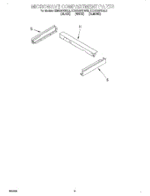 07 - Microwave Compartment parts for Kitchenaid Oven KEMS307DWH2 from AppliancePartsPros.com