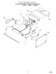 08 - Top Venting parts for Kitchenaid Oven KEMS307DWH2 from AppliancePartsPros.com