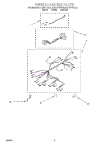 07 - Wiring Harness parts for Kitchenaid Oven KEBS177BWH3 from AppliancePartsPros.com