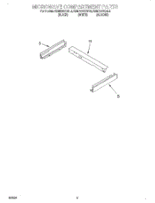 07 - Microwave Compartment parts for Kitchenaid Oven KEMS307DWH4 from AppliancePartsPros.com