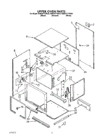 03 - Upper Oven parts for Kitchenaid Oven KEBS277YWH0 from AppliancePartsPros.com
