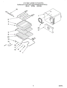05 - Oven Liner parts for Kitchenaid Oven KEBS177BAL3 from AppliancePartsPros.com