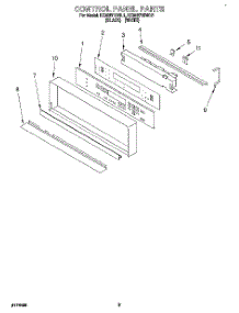 02 - Control Panel, Literature parts for Kitchenaid Oven KEMI371BBL1 from AppliancePartsPros.com