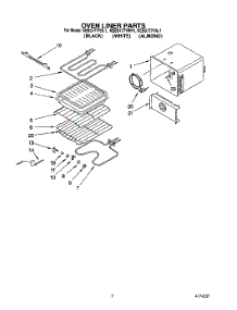 06 - Oven Liner parts for Kitchenaid Oven KEBS177YAL1 from AppliancePartsPros.com