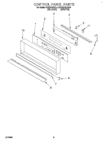 03 - Control Panel, Literature parts for Kitchenaid Oven KEBS276YBL4 from AppliancePartsPros.com