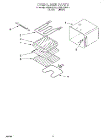 04 - Oven Liner parts for Kitchenaid Oven KEBI141BWH3 from AppliancePartsPros.com