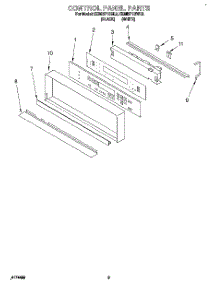 02 - Control Panel, Literature parts for Kitchenaid Oven KEMI371BWH2 from AppliancePartsPros.com