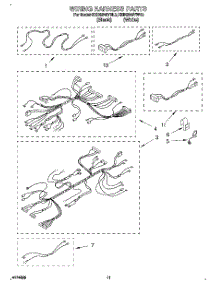 07 - Wiring Harness parts for Kitchenaid Oven KEBS246YBL3 from AppliancePartsPros.com