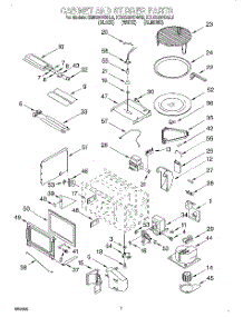 06 - Cabinet And Stirrer parts for Kitchenaid Oven KEMS307DAL2 from AppliancePartsPros.com