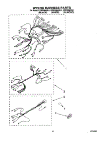 08 - Wiring Harness parts for Kitchenaid Oven KEBS208ABL1 from AppliancePartsPros.com