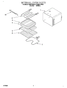 05 - Internal Oven parts for Kitchenaid Oven KEMI371BWH0 from AppliancePartsPros.com