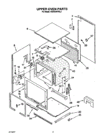 02 - Upper Oven parts for Kitchenaid Oven KEBS246YBL2 from AppliancePartsPros.com
