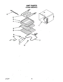 05 - Unit parts for Kitchenaid Oven KEBS246YBL2 from AppliancePartsPros.com