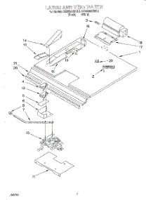 04 - Latch And Vent parts for Kitchenaid Oven KEBS246BBL3 from AppliancePartsPros.com