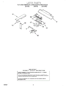 04 - Latch parts for Kitchenaid Oven KEMS307DAL4 from AppliancePartsPros.com