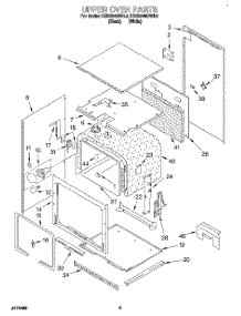 02 - Upper Oven parts for Kitchenaid Oven KEBS246BWH2 from AppliancePartsPros.com