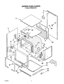 03 - Upper Oven parts for Kitchenaid Oven KEBS246YBL1 from AppliancePartsPros.com