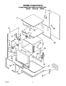 02 - Upper Oven parts for Kitchenaid Oven KEBS277YBL2 from AppliancePartsPros.com