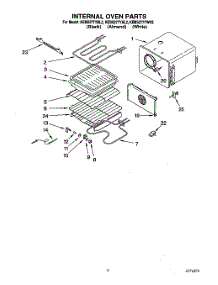 06 - Internal Oven parts for Kitchenaid Oven KEBS277YBL2 from AppliancePartsPros.com