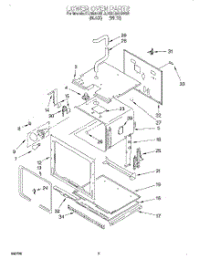 04 - Lower Oven parts for Kitchenaid Oven KEBI241BWH3 from AppliancePartsPros.com