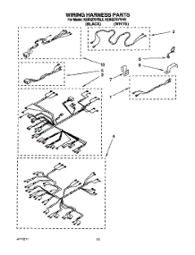 07 - Wiring Harness parts for Kitchenaid Oven KEBS276YWH0 from AppliancePartsPros.com