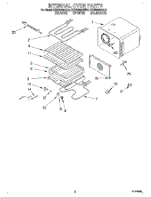 02 - Internal Oven parts for Kitchenaid Oven KEBS208AAL0 from AppliancePartsPros.com