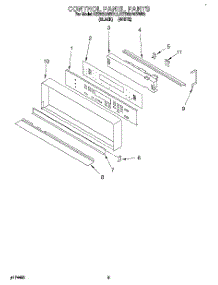 03 - Control Panel, Literature parts for Kitchenaid Oven KEBS276BBL2 from AppliancePartsPros.com